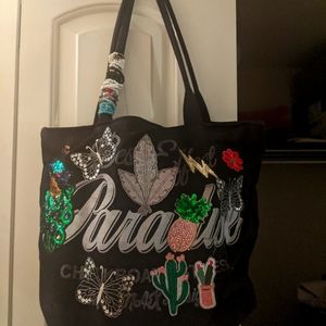 Sequin designed tote